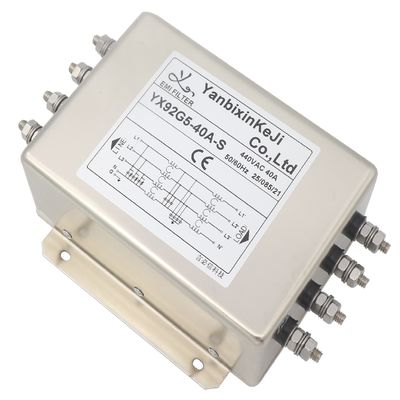 Bộ lọc nguồn RFI ba pha 440VAC cho thiết bị công suất cao