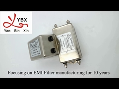 Yanbixin 6A 120 250VAC Single Phase RFI Filter , EMC Noise Filter For Military