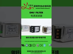 Bộ lọc EMI thông thấp sê-ri YB-D Vỏ kim loại Bộ lọc nguồn EMC