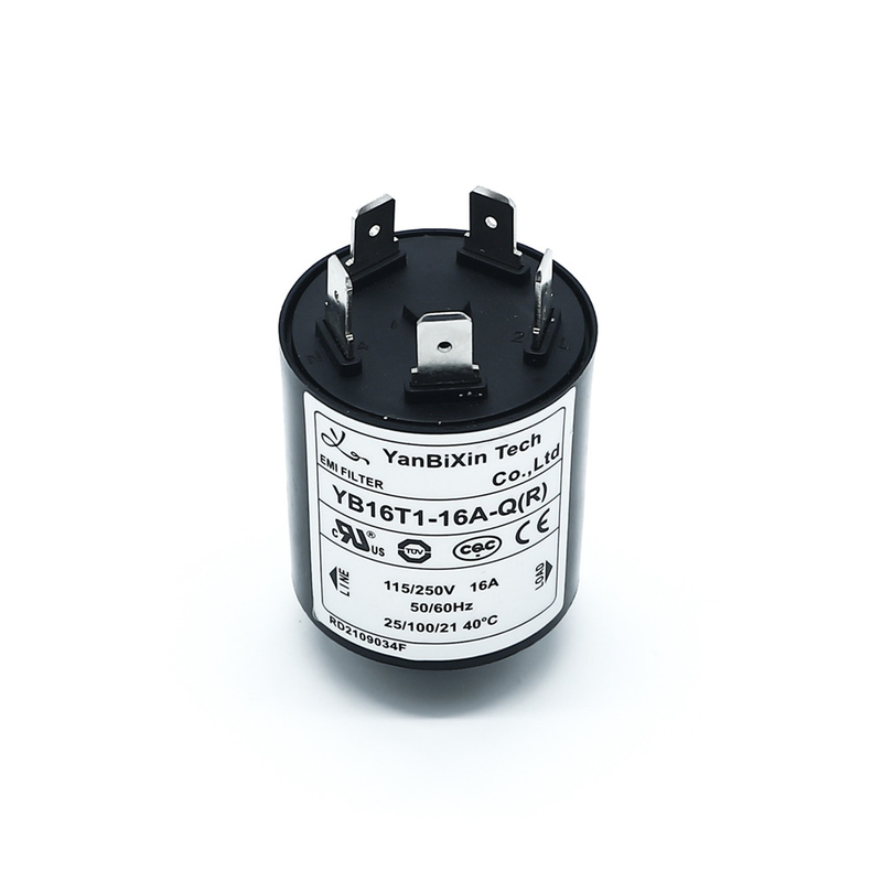 220V 16A điều hòa không khí EMI Bộ lọc YB16T1 Nhanh trên bộ lọc điện đầu cuối Đen Áo nhựa