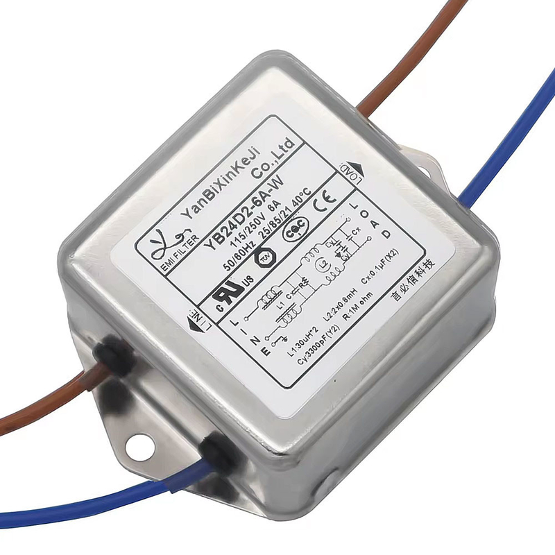 Bộ lọc EMI một pha tăng cường hai giai đoạn để lọc tiếng ồn đường điện DC