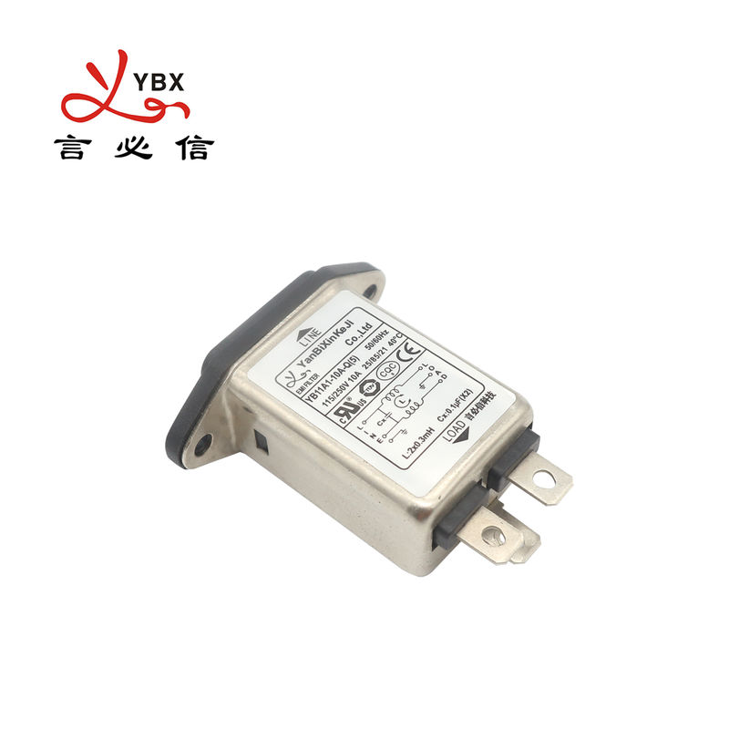 Ổ cắm bộ lọc EMI một pha thông thấp YB11A1-10A-Q5 Bộ lọc nguồn EMI