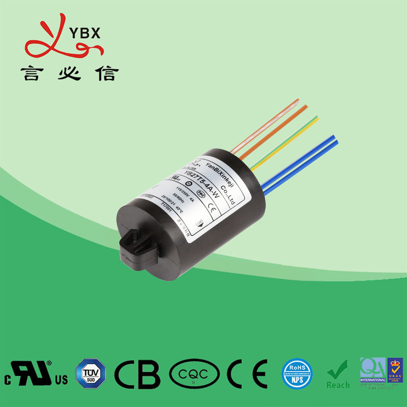Bộ lọc tiếng ồn cung cấp năng lượng bằng nhựa Yanbixin 250V 16A cho thiết bị gia dụng màu trắng