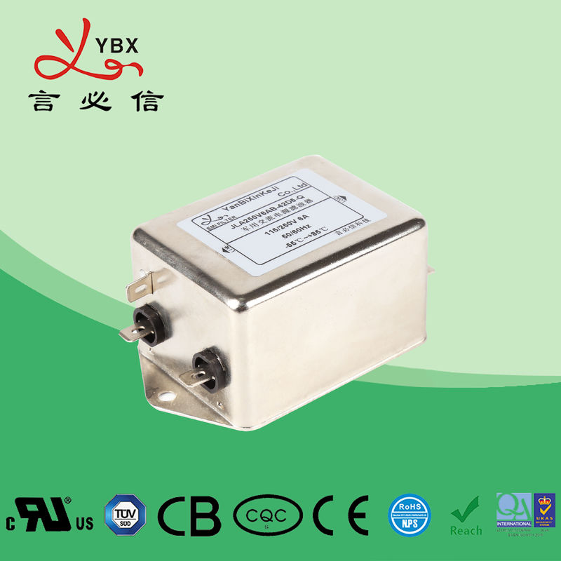 Yanbixin Bộ lọc RFI một pha hiệu suất cao / Bộ lọc nhiễu RFI 110 V 250VAC 6A
