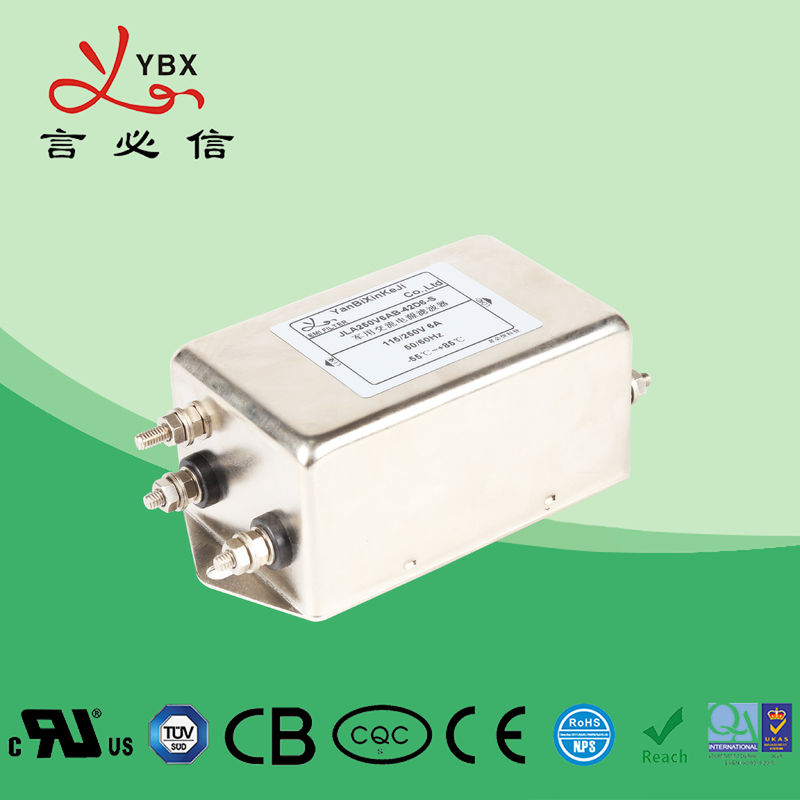 Yanbixin Bộ lọc RFI một pha hiệu suất cao / Bộ lọc nhiễu RFI 110 V 250VAC 6A